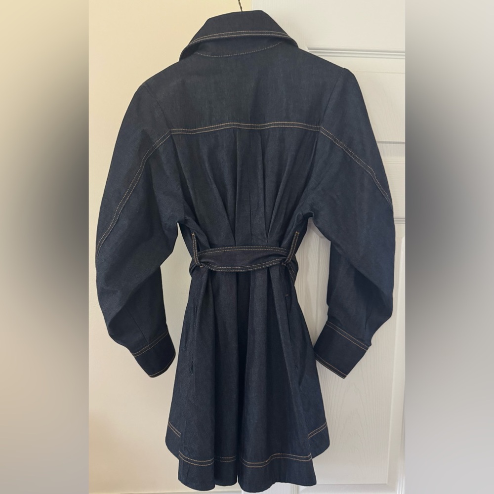 Zimmermann DENIM MINI SHIRT DRESS - Picture 8 of 10